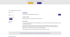 Desktop Screenshot of ecampus.kingsdivinity.org