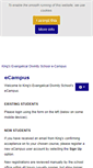 Mobile Screenshot of ecampus.kingsdivinity.org